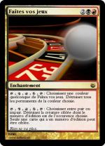 Faîtes vos jeux