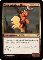 Giant cookie soldier
