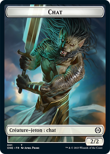 Jeton] Chat - Tous Phyrexians - Carte Magic the Gathering