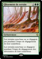 Glissement de terrain.