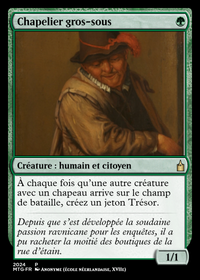 Chapelier gros-sous.