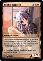 Féline inquiète