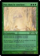 Paix dans le conclave
