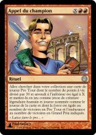 Appel du champion