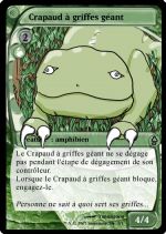 Crapaud griffu, grenouille trapue