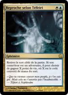 Reproche selon Téfeiri